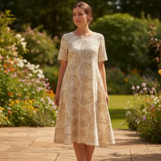 Viscoză cu in Desert flowers design A