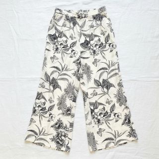 Viscoză cu in Floweria navy