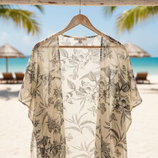 Viscoză cu in Floweria navy