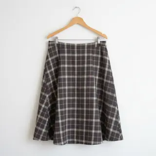 Viscoză cu in YARN DYED Block brown
