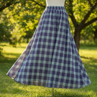 Viscoză cu in YARN DYED Square green