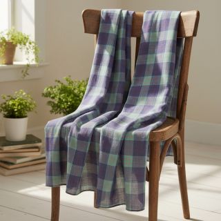 Viscoză cu in YARN DYED Square green