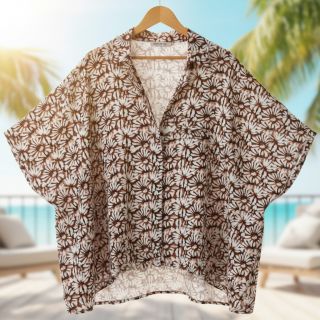 Viscoză cu in Dandelions digital print