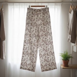 Viscoză cu in Agapanthus design D digital print