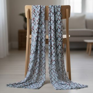 Viscoză cu in Ivy Diamonds design A digital print