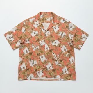 Viscoză cu in Crane bird design B digital print