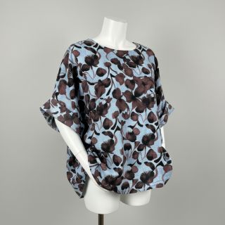 Viscoză cu in Lotus design A digital print