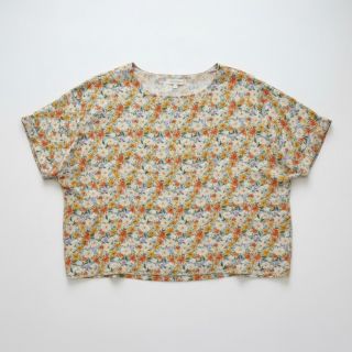 Viscoză cu in CREPE Flowers yellow digital print