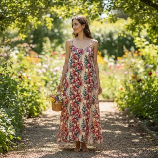 Viscoză cu in Viola design C digital print