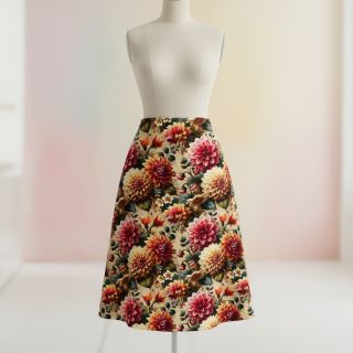 Viscoză cu in Rosalie design A digital print