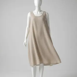 Viscoză cu in CRINCLE beige