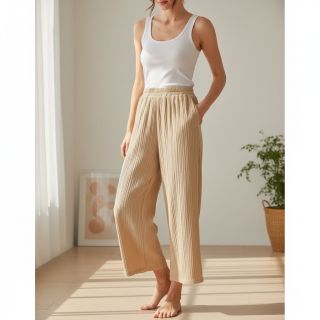 Viscoză cu in CRINCLE beige