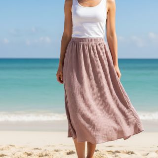 Viscoză cu in CRINCLE old blush