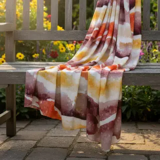 Viscoză SATIN Chloe red digital print