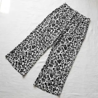 Viscoză SATIN Animal skin black digital print