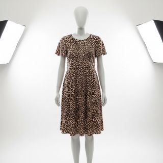 Viscoză SATIN Animal skin digital print