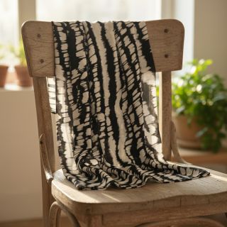 Viscoză RADIANCE Imagine black digital print