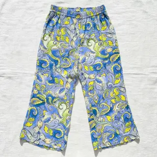 Viscoză RADIANCE Abstract paisley blue digital print