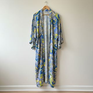 Viscoză RADIANCE Abstract paisley blue digital print