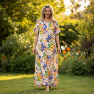 Viscoză RADIANCE Danaan yellow digital print