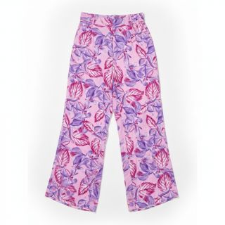 Viscoză RADIANCE Anabella leaves pink digital print