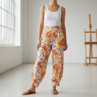 Viscoză RADIANCE Old flowers digital print