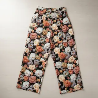 Viscoză RAYON POPLIN Knitted design F digital print