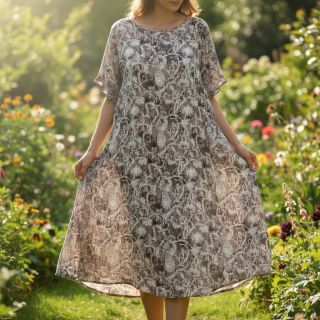 Viscoză RAYON POPLIN Pattern design G digital print