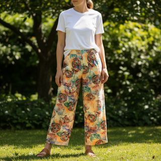 Viscoză RAYON POPLIN Feathers design D digital print