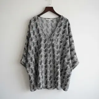 Tricot VISCOSE Structure grey digital print