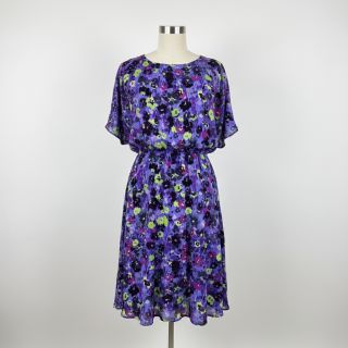 Viscoză LUREX Dark night flowers digital print