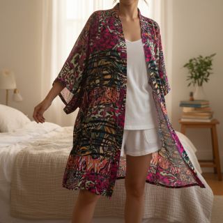 Viscoză Dimulti red digital print