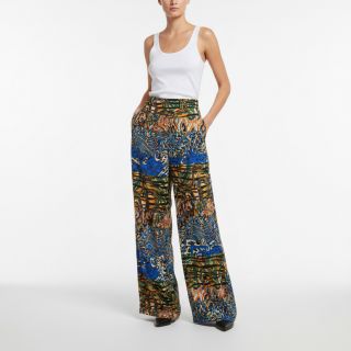 Viscoză Dimulti dark blue digital print