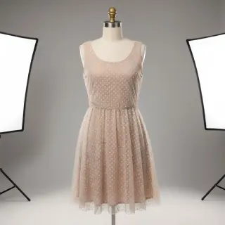 Tul pentru TUTU SPOT light salmon