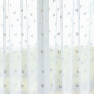 Tul pentru TUTU Rainbow HEARTS off white