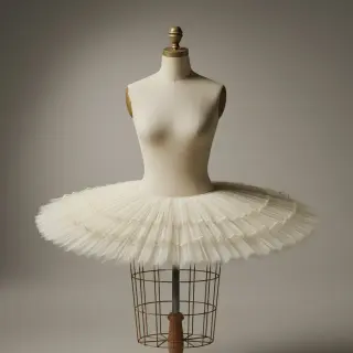 Tul pentru TUTU ROYAL SPARKLE ecru gold
