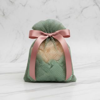 Tul pentru TUTU ROYAL SPARKLE old green gold