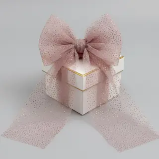 Tul pentru TUTU ROYAL SPARKLE old blush gold
