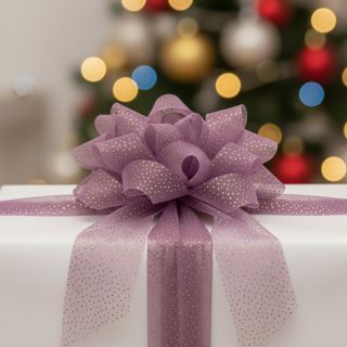 Tul pentru TUTU ROYAL SPARKLE dark lilac gold