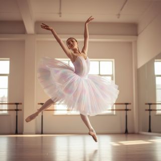 Tul pentru TUTU Rainbow design I