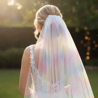 Tul pentru TUTU Rainbow design H