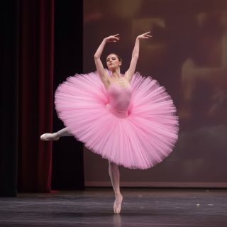 Tul pentru TUTU Rainbow design B