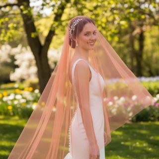 Tul pentru TUTU salmon 160 cm