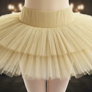 Tul pentru TUTU light yellow 160 cm