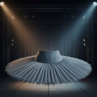 Tul pentru TUTU old blue 160 cm