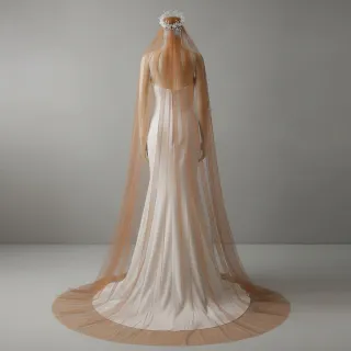 Tul pentru TUTU cognac 160 cm