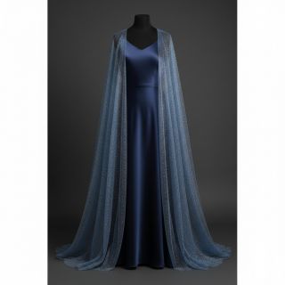 Tul pentru TUTU ROYAL SPARKLE jeans silver