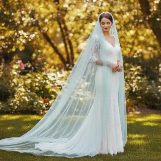 Tul pentru TUTU ROYAL SPARKLE light blue gold
