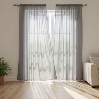 Tul pentru TUTU ROYAL SPARKLE dark grey silver