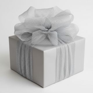 Tul pentru TUTU ROYAL SPARKLE grey silver